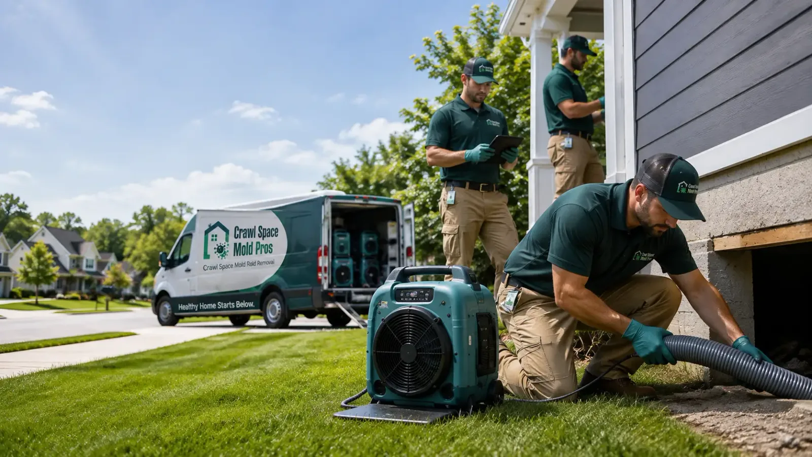 Crawl Space Mold Removal in Galloway, OH